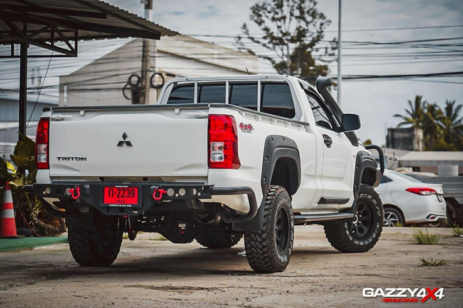 THE BEAST rear view with custom bumper