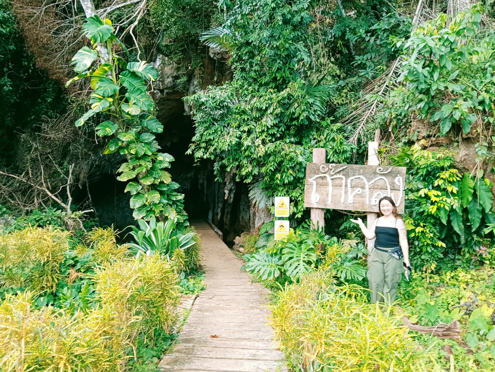 Cave entrance in the Krabi jungle
